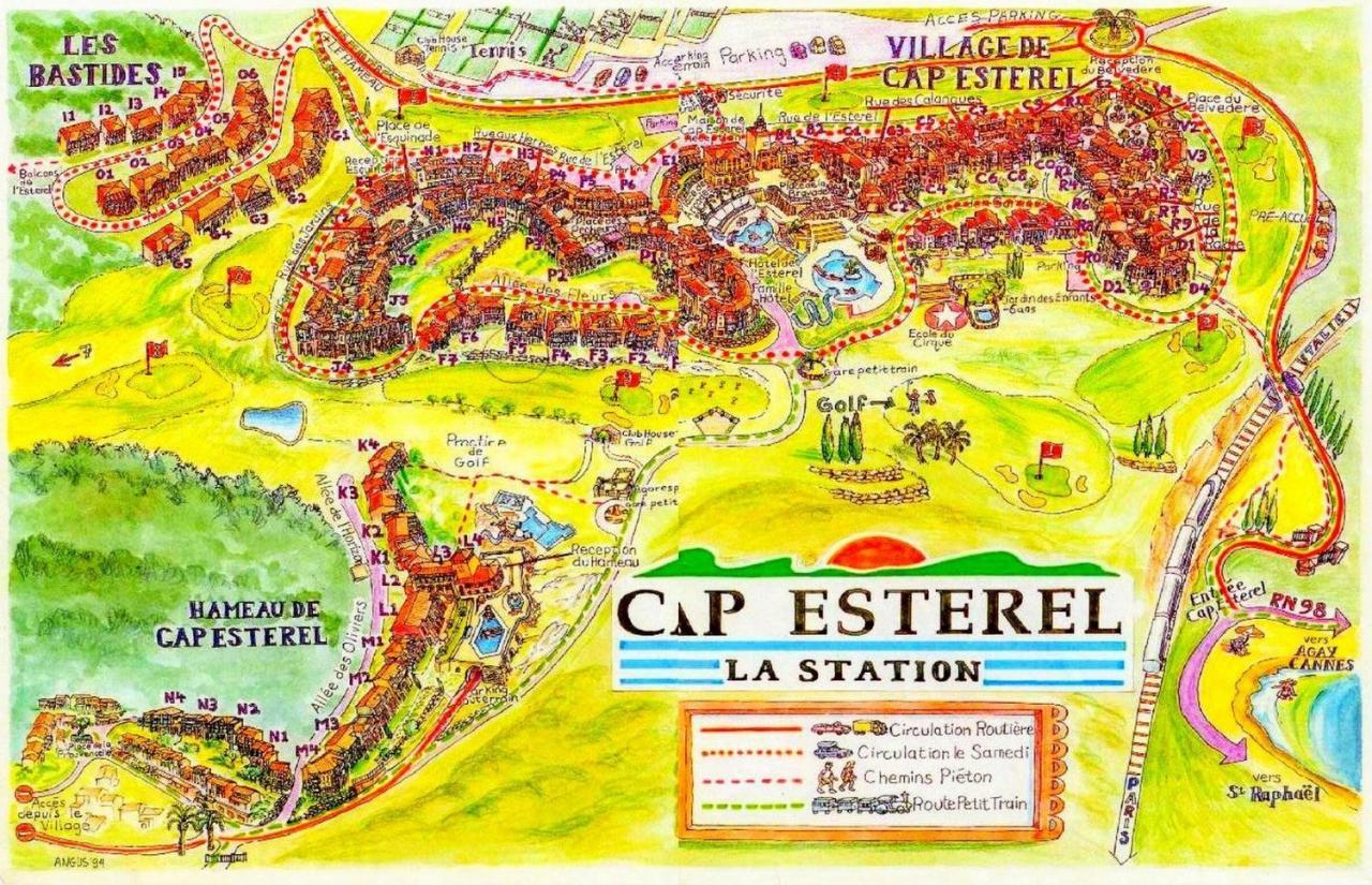 Huuummm C'Est La ! Beau T2 Cap Esterel Village Avec Clim ! Saint-Raphaël Zewnętrze zdjęcie